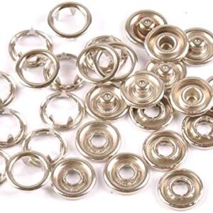 25 PCs Imported Quality 25 Metal Snaps tich Buttons - Image 4