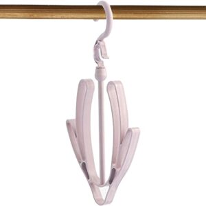 Shoe drying stand | Hanging Racks for Balcony, Cabinet, Cup Board | Hook Racks Organizer (Pink) - Image 2