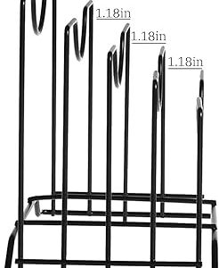 Multifunctional Pot ,useful Dish rack,Lid Holder - Metal(black ) - Image 3