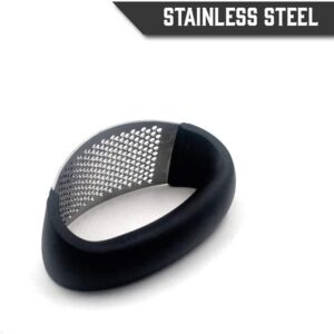 Garlic Press Rocker - Stainless Steel Garlic Press, Versatile Garlic Crusher, Easy to Use and Store Garlic Mincer ? Effortless Cleanup and Dish Safe Garlic Grater(random color) - Image 3