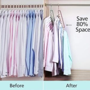 Magic Hanger Multipurpose 9 Hole Space Saving Closet Organizer ? Multicolor - Image 3
