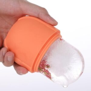 (plain design )Ice Roller for Face Ice Roller for Face Massager Face Ice Roller to Enhance Skin Glow Shrink &Tighten Pores Reusable Facial Ice Roller Face Ice Treatment (random color) - Image 3