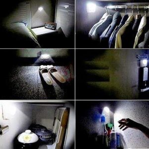 Indoor and Outdoor LED Motion and Light Sensor Activated - Wireless - Battery Powered - Night Light (Imported) - Image 4