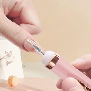 5 IN 1 Professional Manicure Nail | Salon Nail Finishing Touch | Nail Grinding, Burnishing Machine | Full Manicure and Pedicure Tool - Random Color - Image 5