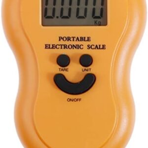 Utility Luggage Scale 50Kg Mini Digital Scale for Fishing Luggage Travel Weighting Kitchen Steelyard Hanging Electronic Hook Scale Weighing(random color) - Image 3