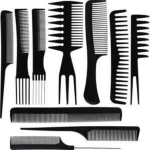 (10 Pcs) Multipurpose Salon Hair Styling Hairdressing hairdresser Barber Combs Professional Comb Kit - Image 4