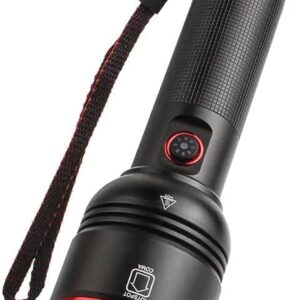 CB2208 Aluminium Alloy Flashlight 1000w Wick with 26650 Battery? Strong, Durable Light with Low Battery Alert & Power Indicator - Image 2