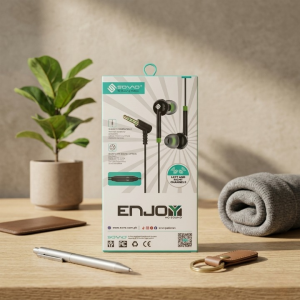 SOVO SH-15 Stereo Earphone Handsfree ? High Quality Wired Earphones with Deep Bass, Clear Sound & Comfortable Fit for Calls & Music
