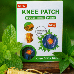 Herbal Knee Pain Relief Patch ? Heat Therapy for Joint & Muscle Comfort, Natural Ingredients Pack Of 10 Pcs - Image 1