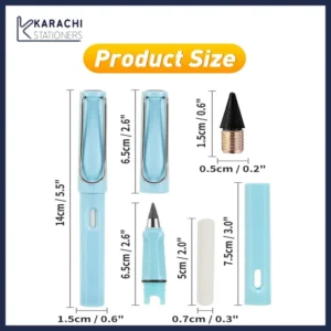 New Unlimited Technology Eternal Writing Pencil Inkless Magic Pen Pencil   (random color) MJ KS - Image 3