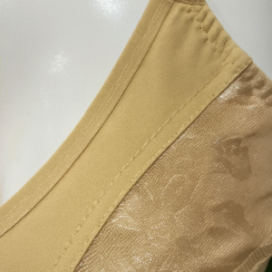 Half Jali Jersi Bra ? Comfortable Everyday Wear with Floral Design | Skin Color - Image 3