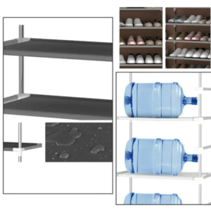 8 Layer Portable Dustproof Shoe Rack Shoe Rack Storage Closet Household Shoe Storage Rack Storage Cabinet (Random Color) - Image 2