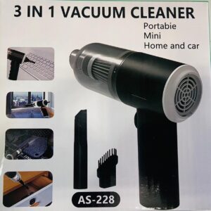 AS 228 - 3 In 1 Portable Vacuum Cleaner, vacuum for car - vacuum for home - duster - Image 2