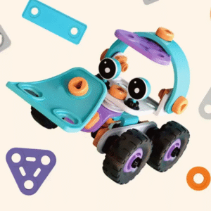 DIY Soft Rubber Building Puzzle Truck Toy Set for Kids ? Creative 3D Assembly Construction Vehicle Toy with Flexible Pieces, Safe Educational STEM Learning Toy for Toddlers and Children - Random Color - Image 5