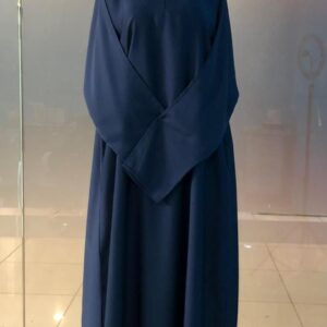 Plain Nida Fabric Abaya Maxi & Front Open - Image 1