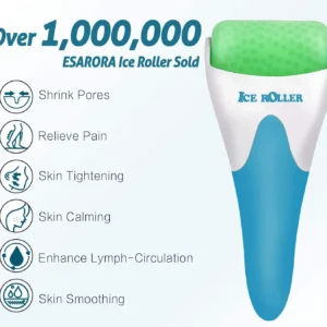 MARZAHAR Ice Roller for Face & Eye Puffiness Relief, Cold Gel Ice Face Roller Massager - Ice Roller Cool Roller For Face Eye Body Facial Shaping Anti Wrinkle Ice Roller Massager Smooth Skin ( Random Color ) - Image 2