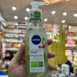Nivea Naturally Good Micellar Face Wash ? 140ml Gentle & Organic Cleanser for Soft, Fresh Skin - Image 2