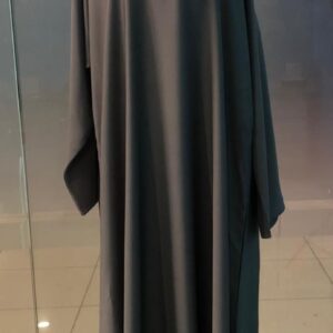 Plain Nida Fabric Abaya Maxi & Front Open - Image 1