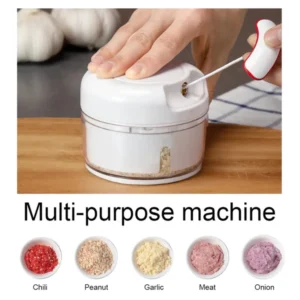 Multifunctional Grinding Food Chopper | Mini Manual Chopper(random color ) - Image 5