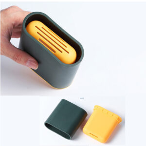 1 pc Deep-cleaning Toilet Brush And Holder Set For Bathroom, Silicone Toilet Bowl Brush Non-slip Long Plastic Handle, Flat Head Brush Head To Clean Toilet Corner Easily (random Color) - Image 4