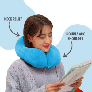 Imported U Shaped Pillows for Sleeping - Portable Travel Neck Pillows for Adults - Neck Pillow for Flight, Car & Home - Random Color ( Multi Design) - Image 5