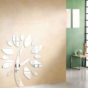 Wall Mirror Frameless Tree Style - Image 1