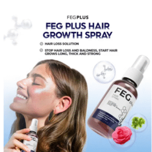 FEG PLUS Hair & Beard Regrowth Spray 50ml ? Anti Hair Loss Formula with Minoxidil, Redensyl & Natural Extracts - Image 4