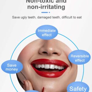 Snap-On smile for Beautiful Smiles Temporary Comfort Fit Whitening Instant Transformation for Men & Women - Image 5