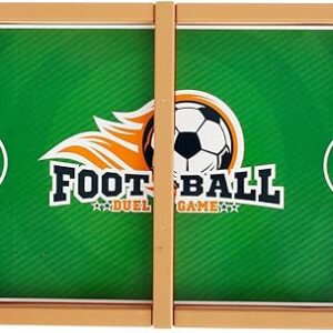 Wooden Sling Puck Game | Football Board Game | Wooden Hockey Soccer Table Game for kids & adults - Image 1