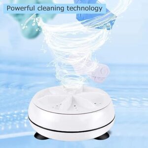 USB Travel Washer Washing Air Bubble Machine Ultrasonic Rotating Turbine Washing Machine for Socks Underwear Wash Dishes - Image 3