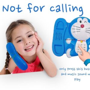 Doremon Telephone for Kids Learning Talk on Phone For Kids Boys Girls (random color) - Image 3