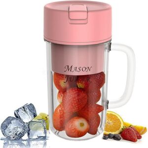 Juicer Portable Outdoor Juicing Cup Home Mini Cordless Crushed Ice Machine USB Charging Fruit Vegetable Blender - Image 4