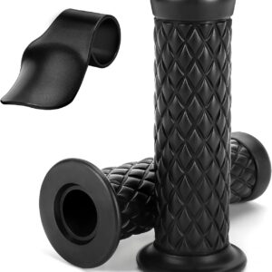 2 Pcs Cafe Racer Handle Grips Silicone Motorcycle Handle Grips Vintage Style Rubber Handle Grips Vintage - Image 3
