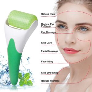 MARZAHAR Ice Roller for Face & Eye Puffiness Relief, Cold Gel Ice Face Roller Massager - Ice Roller Cool Roller For Face Eye Body Facial Shaping Anti Wrinkle Ice Roller Massager Smooth Skin ( Random Color ) - Image 4