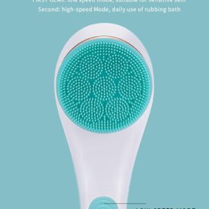 CNAIER Bath and Body Scrub Electric Brush Set - Rechargeable 4 in 1 (Random Color) - Image 2