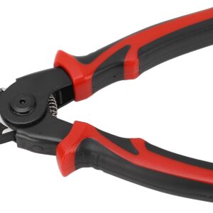 5 in 1 Portable Tool Steel Wire Cutters, 5 Replaceable Heads, Anti Slip TPR Handle, Combination Pliers for Leather Plastic Thin Metal Cutting, Bending, Trimming - Image 4
