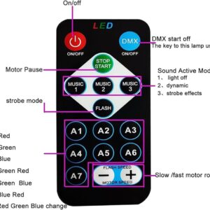 LED Starry Galaxy Projector Night Light Rotating Star Moon Lamp Bedroom Aurora Projector Light Atmosphere Decor Lamps Gift Light ( With Remote ) - Image 2