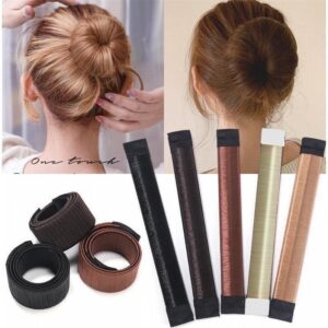 Hair Bun Maker French Twist Hair Fold Wrap Snap for Hair Easy Bun Hair Tool Ballet Bun for Kids and Women(random color) - Image 4