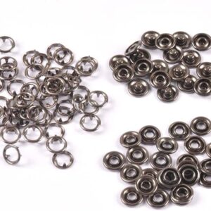 25 PCs Imported Quality 25 Metal Snaps tich Buttons - Image 5
