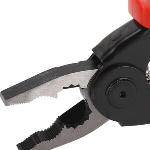 5 in 1 Portable Tool Steel Wire Cutters, 5 Replaceable Heads, Anti Slip TPR Handle, Combination Pliers for Leather Plastic Thin Metal Cutting, Bending, Trimming - Image 5
