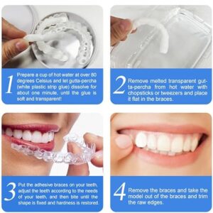 Snap On Smile - Veneers Teeth for Men and Women - Moldable False Artificial Braces Teeth - Image 3