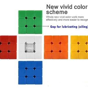 Rubic cube 3x3 for kids Magic Speed Square Cube Puzzle Toys High Quality With Box (Random color) - Image 1