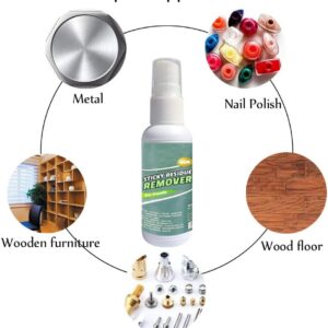 Sticky Stuff Remover Gel Spray, Portable Surface Safe Adhesive Remover, Ideal for Sticky Stains such as Bubblegum, Adhesive, Tape, Label Residue (30ML) - Image 4