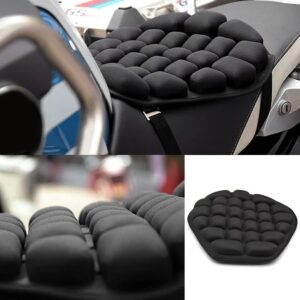 Universal Waterproof Bike and Motorcycle Seat Cushion ? Premium Comfortable Relaxer Seat Cover with Anti-Slip Design, Shock Absorption, and Weather-Resistant Protection ? Ideal for All Bicycles, Scooters, and Motorcycles - Image 2