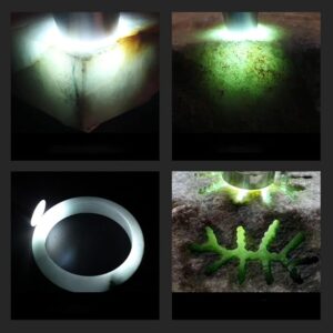 Portable Small Jade Jewelry Gemstone Currency Notes Identification Led Flashlight | Gemstone Detector Torch with Display (Random color) - Image 3