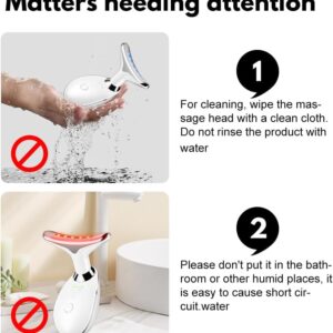 Massager for Face Lifting Facial Massagers EMS Neck Eye Massage Instrument Vibrator Microcurrents Red Light Therapy Anti Wrinkle - Random Color - Image 1