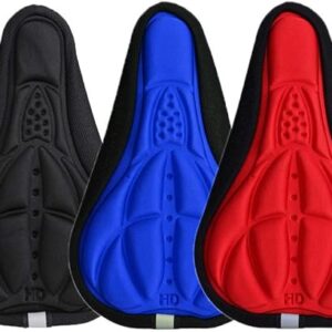 Bicycle Saddle Seat Cover  Soft GEL Foam Pad Padded Breathable Non-slip (Random color) - Image 4