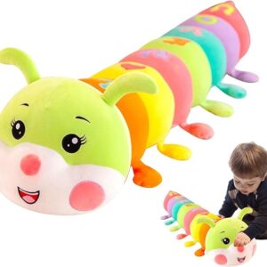 Caterpillar Figures Plush Toy - Stuffed Charm Caterpillar Pillow Toy | Colorful Figure Sleeping Plush Toy | Pillow For Kids - Image 5