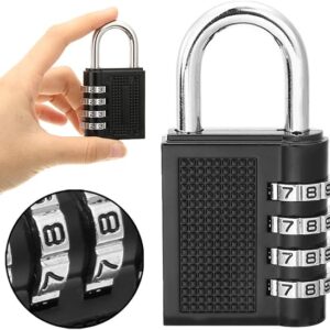 3 Digit Combination Padlock for locker Luggage suitcase Travel bag (Random color) - Image 1