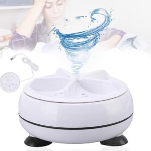 USB Travel Washer Washing Air Bubble Machine Ultrasonic Rotating Turbine Washing Machine for Socks Underwear Wash Dishes - Image 4